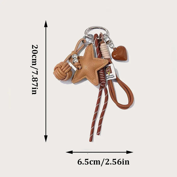 Star Handbag Charm Keychain