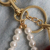 Chic Cherry Charm Handbag Keychain