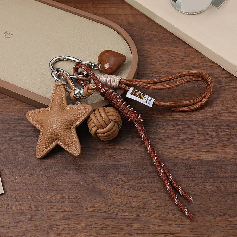 Star Handbag Charm Keychain