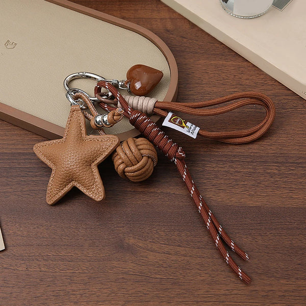 Star Handbag Charm Keychain